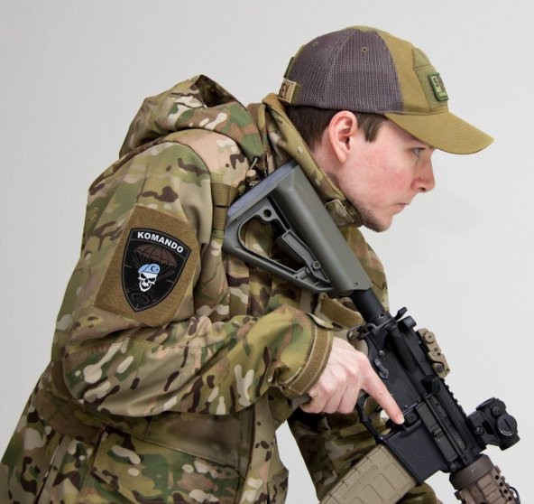 Cordura Kumaş Baskı Komando Peç - 5