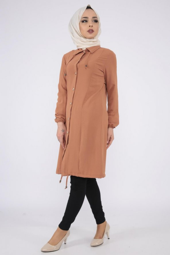 LOREEN Kadın Taba Tunik - 4