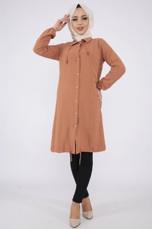 LOREEN Kadın Taba Tunik - 5