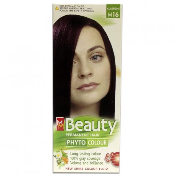 MM Beauty Colour Sense Bitkisel Saç Boyası (M16 - Patlıcan)