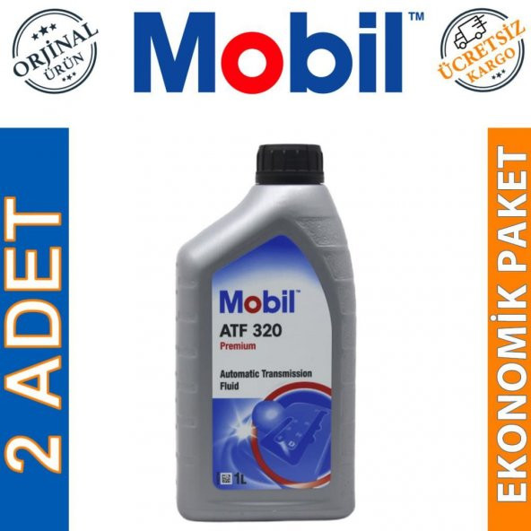 Mobil ATF 320 Dexron III 1 Lt Otomatik Şanzıman Yağı (2 Adet)