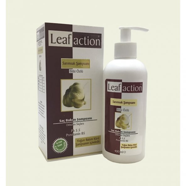 Leaf Action Sarımsak Şampuanı 400 ML