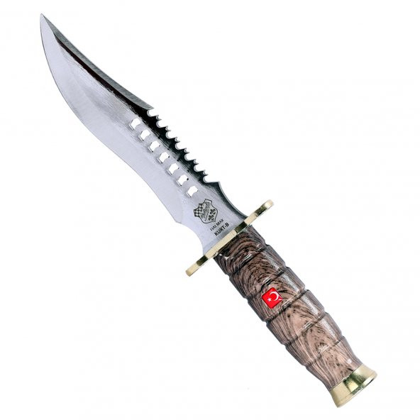 Halmak Ceviz Kurt Kemer Kılıflı Komando Rambo Bıçağı