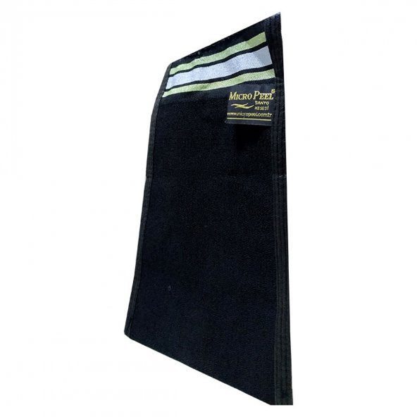 İpek Sırt ve Vücut Kesesi Siyah 17X27 - 2