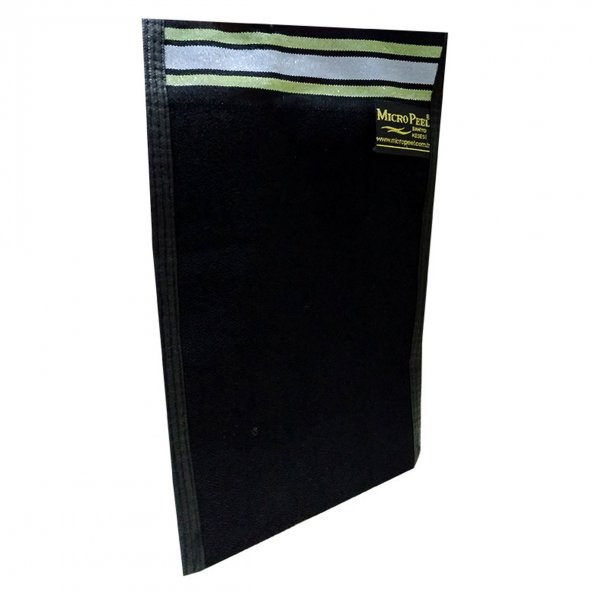 Micro Peel İpek Sırt ve Vücut Kesesi Siyah 17X27 - 6