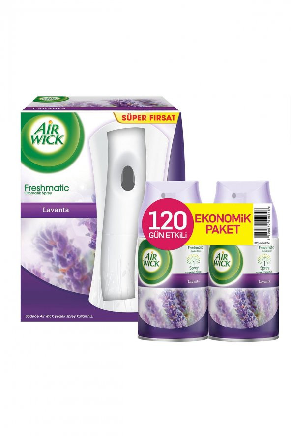 Air Wick Oda Kokusu Freshmatic Makine + Yedek 250 ml Lavanta x 2 - 2