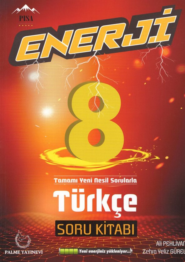 Enerji 8. Sınıf Türkçe Yeni Nesil Soru Kitabı Palme Kitabevi