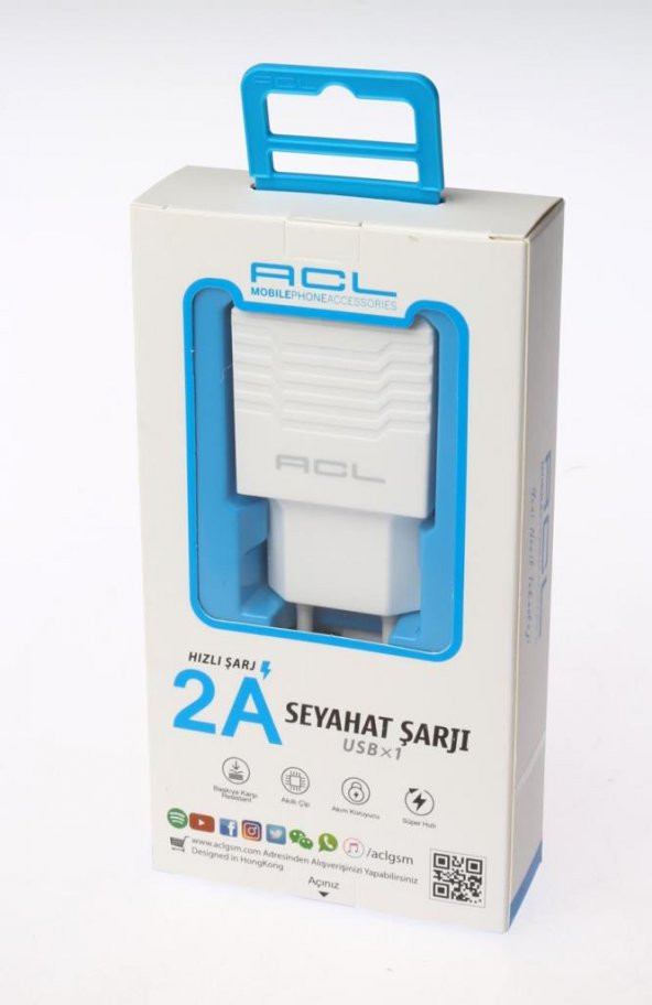 Acl Micro-USB Sarj Aleti 2a Süper Hizli 1 Metre Kablo