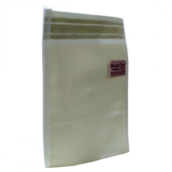 Micro Peel İpek Sırt ve Vücut Kesesi Beyaz 17X27 - 6