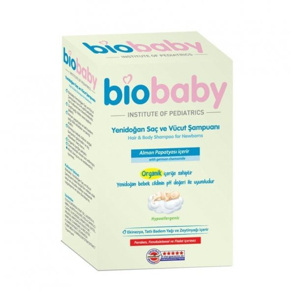 Biobaby Yenidoğan Saç ve Vücut Şampuanı 150 ml