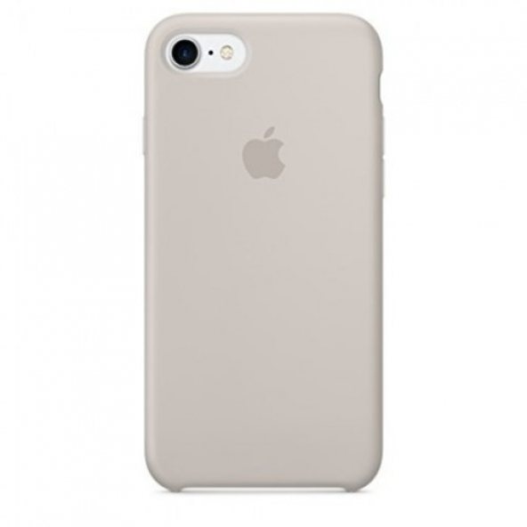 Apple Orijinal iPhone 7 / 8 Taş Rengi Silikon Kılıf