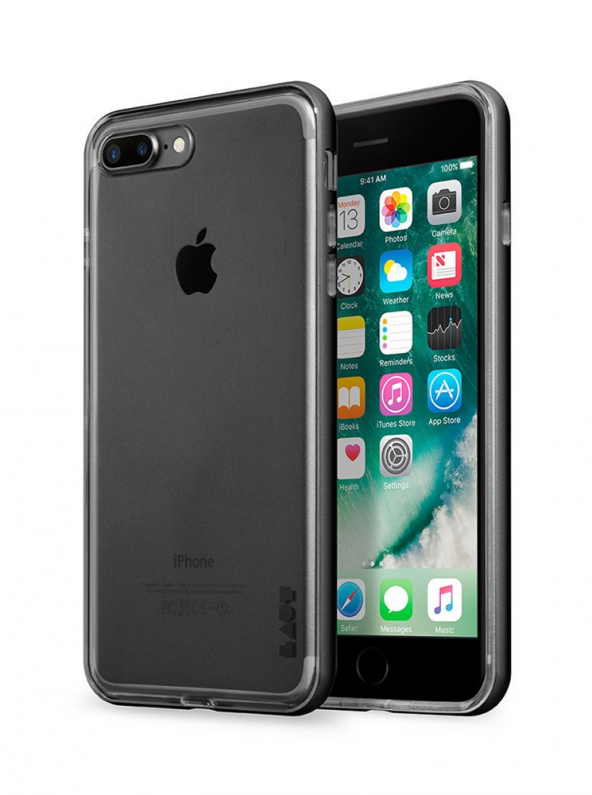 LAUT Exoframe iPhone 7 Mat Siyah Kılıf