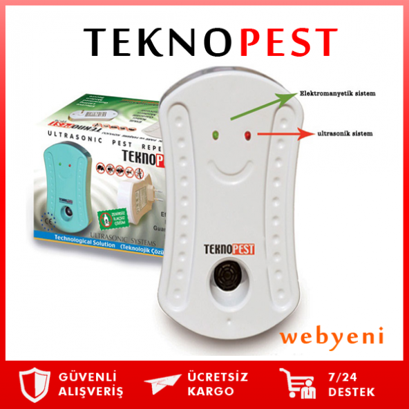 Teknopest TP-70 Ultrasonik Haşere ve Fare Kovucu - 3