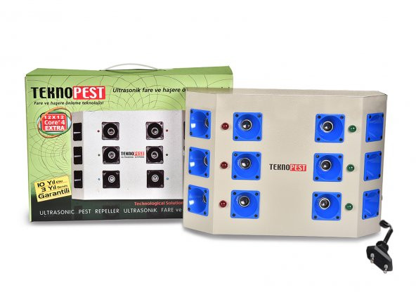 TEKNOPEST Ultrasonik HAŞERE ve FARE KOVUCU TP-400 - 2