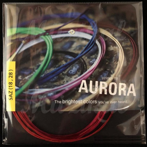 Aurora Kısa/Uzun Sap Saz Teli Bağlama Teli + 2 Adet Mızrap