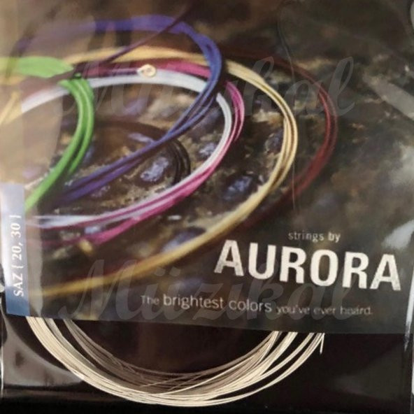 Aurora Kısa/Uzun Sap Saz Teli Bağlama Teli + 2 Adet Mızrap - 3