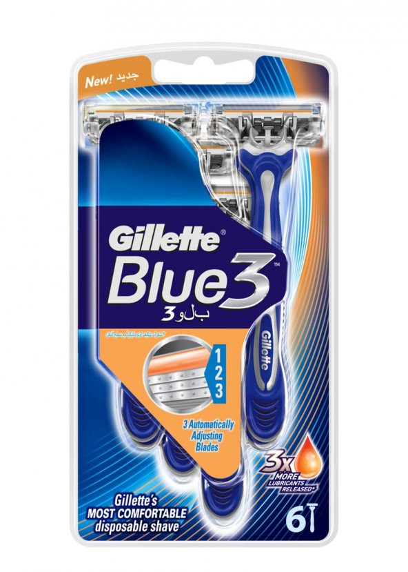 Gillette Blue3 6lı Tıraş bıçağı