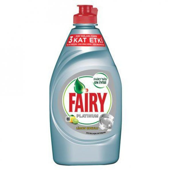 Fairy Platinum Bulaşık Deterjanı Elde Yıkama Limon kokulu 430ml