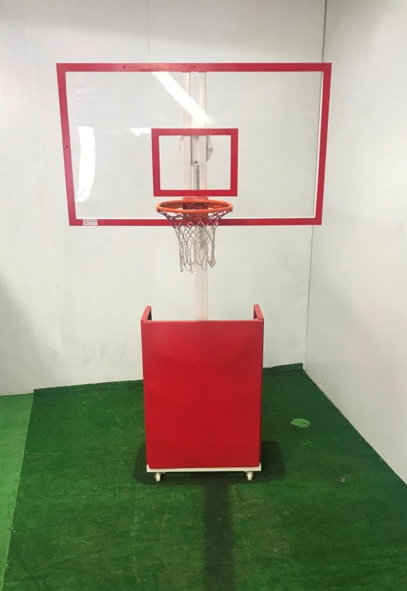 Adelinspor Premium Seyyar Basketbol Potası 105*180 10 mm Cam - 2