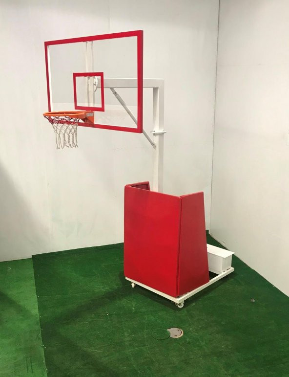 Adelinspor Premium Seyyar Basketbol Potası 105*180 12 mm Cam - 4