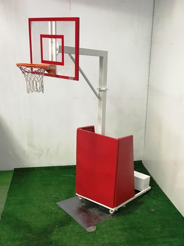 Adelinspor Premium Seyyar Basketbol Potası 90*120 10 mm Cam Panya