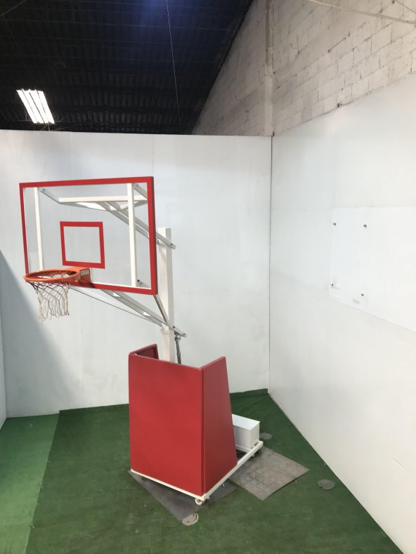 Adelinspor Seyyar Basketbol Potası Yükseklik Ayarlı 12 mm Cam - 3
