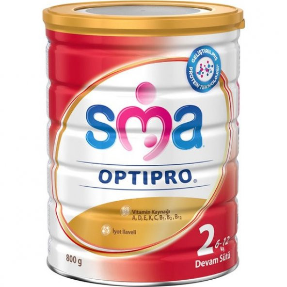 SMA 2 Optipro Devam Sütü 800 gr