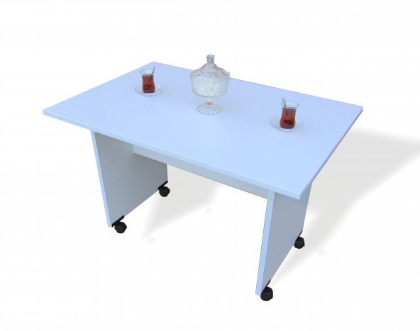 VENA TEKERLEKLİ SEHPA 090 BEYAZ - 2
