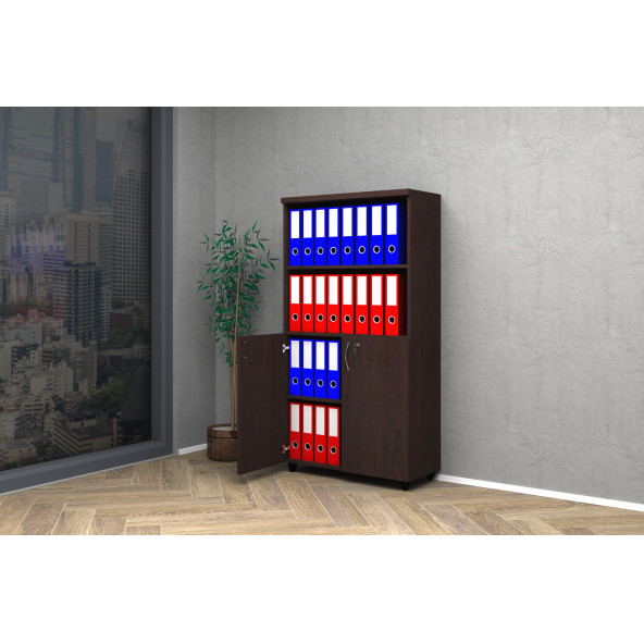 VENA YARIM KAPAK OFİS DOSYA DOLAP 80x35x150h - 2