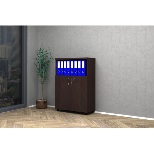 VENA YARIM KAPAK OFİS DOSYA DOLAP 80x35x115h
