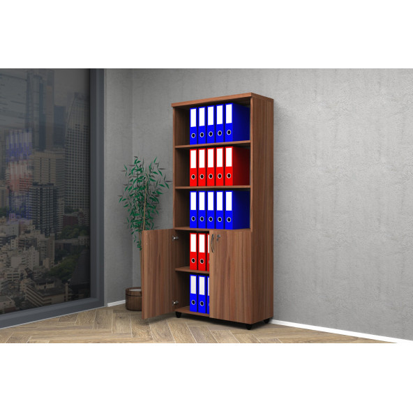 VENA YARIM KAPAK OFİS DOSYA DOLABI 80x35x185 - 2