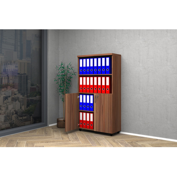 VENA YARIM KAPAK OFİS DOSYA DOLABI 80x35x150 - 2