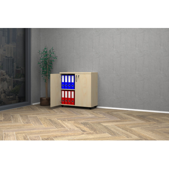 VENA TAM KAPAK OFİS DOSYA DOLABI 80x35x81 AKÇAAĞAÇ - 2