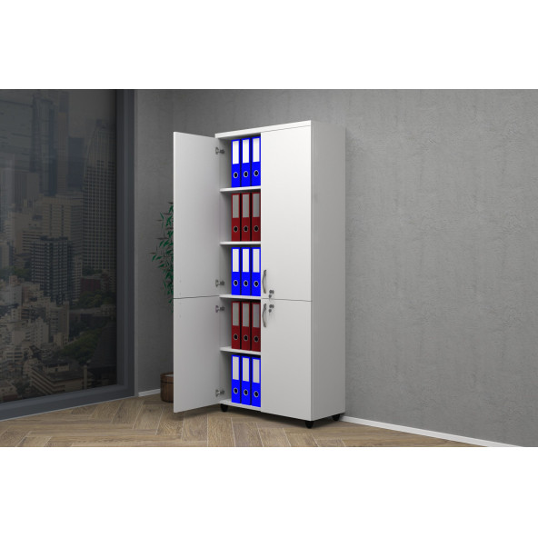 VENA TAM KAPAK OFİS DOSYA DOLABI 80x35x185h - 2