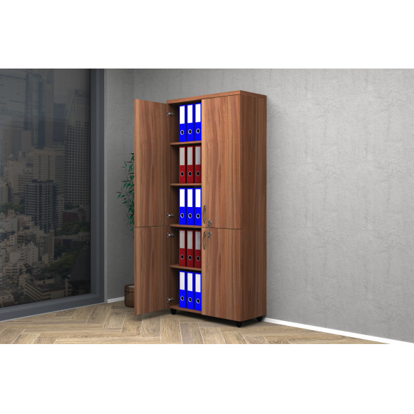 VENA TAM KAPAK OFİS DOSYA DOLABI 80x35x185 - 2