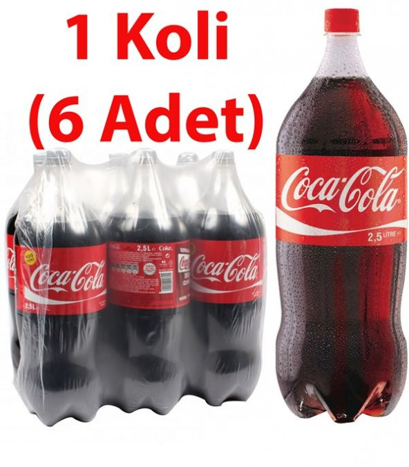 Cola Cola 2,5 litre 6 li