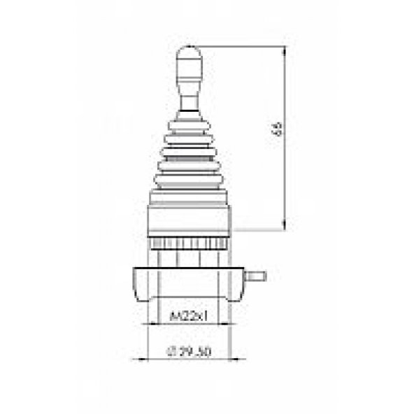 JOİSTİK BUTON 2 YÖNLÜ DÖNÜŞLÜ (CM101DJ21) - EMAS - Resim 3