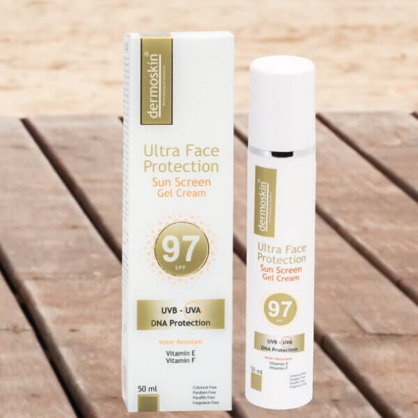 Dermoskin Ultra Face Protection SPF 97 Güneş Koruyucu Jel Krem SKT:06/2021