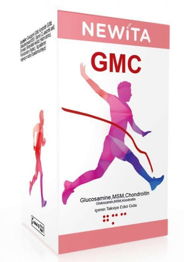 NEWITA GMC Glucosamine, MSM, Chondroitin 60 Tablet SKT:07/2019