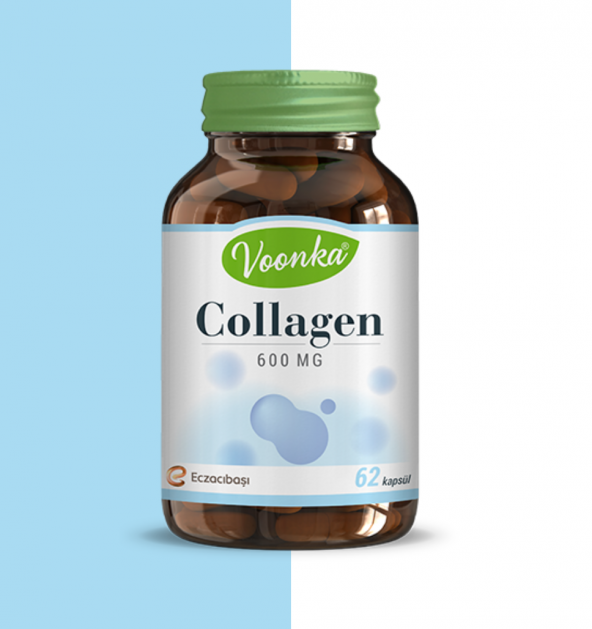 Voonka Collagen 600 mg 62 Kapsül SKT:03/2021 Kollajen UC2