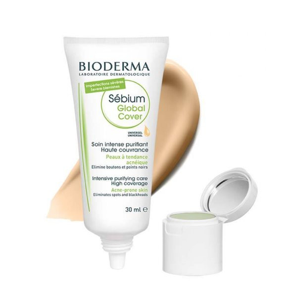 Bioderma Sebium Global Cover 30ml + 2g SKT:07/2020 2 PUAN