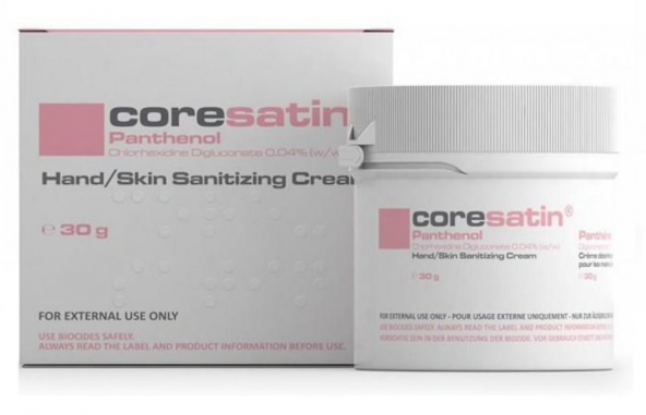Coresatin Fungicidal Barrier Cream 30gr Panthenol Pembe SKT:04/20