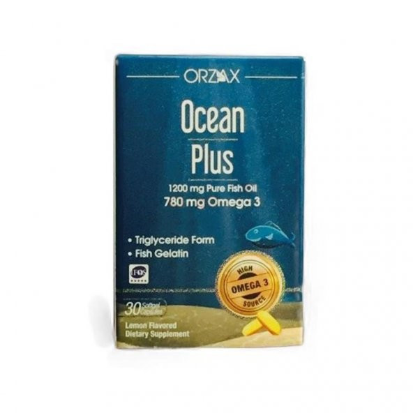 Ocean Plus Omega 3 1200 mg 30 Kapsül SKT:12/2020
