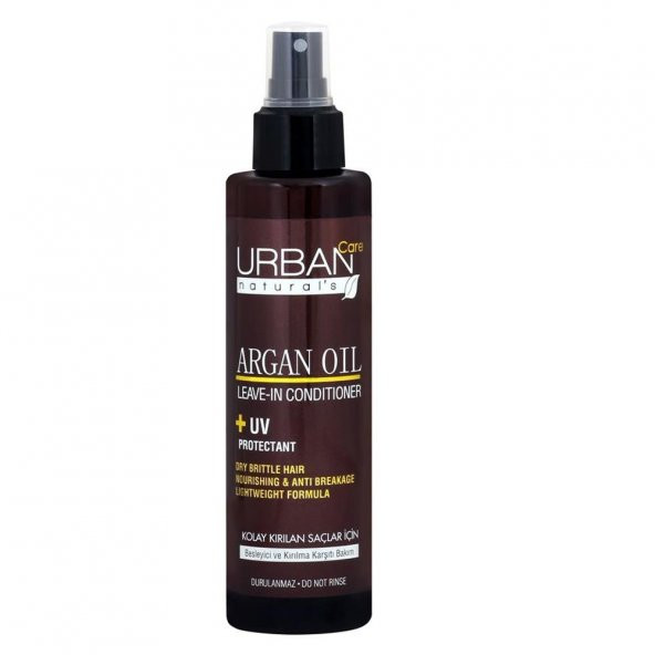 Urban Care Naturals Argan Oil  Kırılma Karşıtı Sıvı Saç Kremi