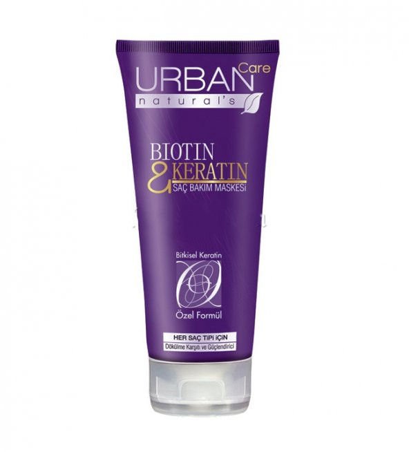 Urban Care Naturals Biotin & Keratin Saç Bakım Maskesi - 200 ml