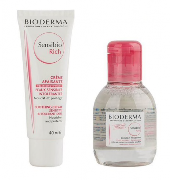 Bioderma Sensibio Rich Cream 40ml + Sensibio H2O 100ml SKT06/2021