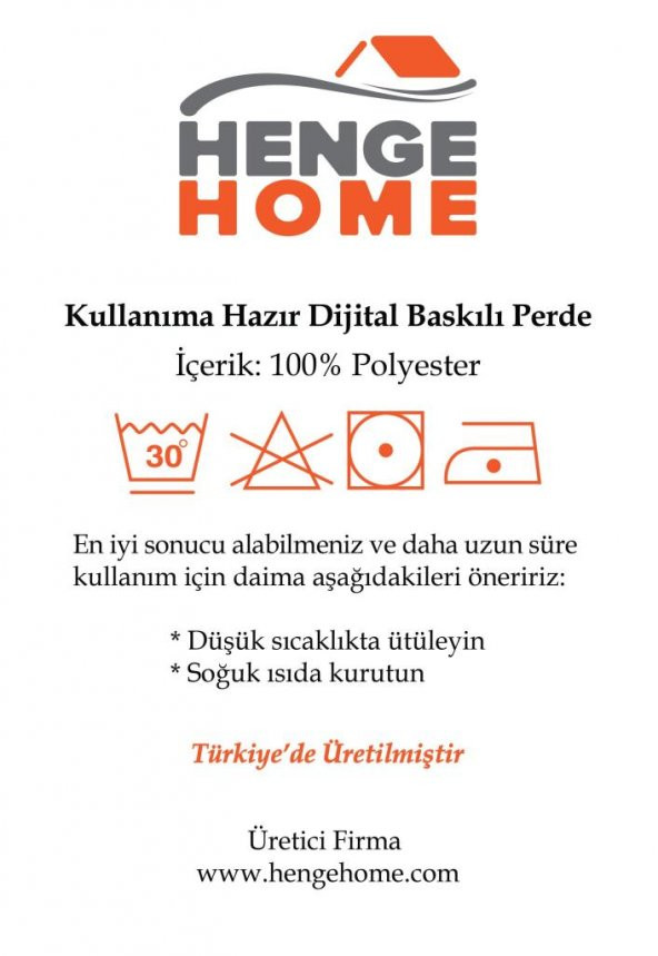 Bohem Tarz Siyah Etnik Desenli Fon Perde - 10