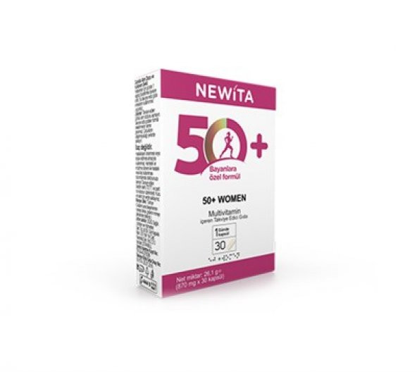 Newita 50+ Women Multivitamin 30 Kapsül SKT:08/2019