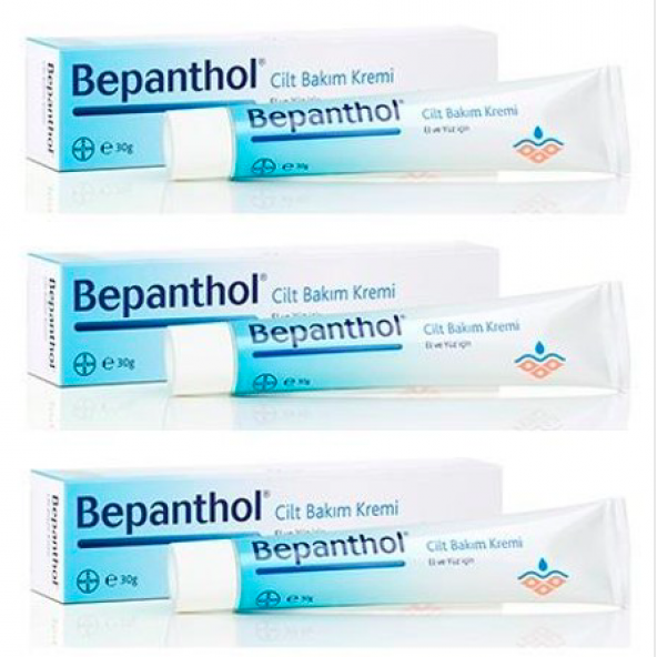3 Adet Bepanthol® Cilt Bakım Kremi 30 gr SKT:12/2021