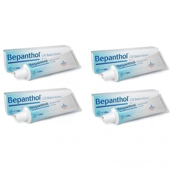 4 Adet Bepanthol® Cilt Bakım Kremi 100 gr. SKT:08/2021